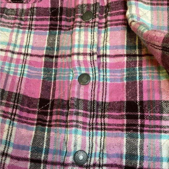 CE SCHMIDT WORKWEAR FOR WOMEN PINK QUILTED FLANNEL SHIRT JACKET SZ. M - Picture 8 of 9